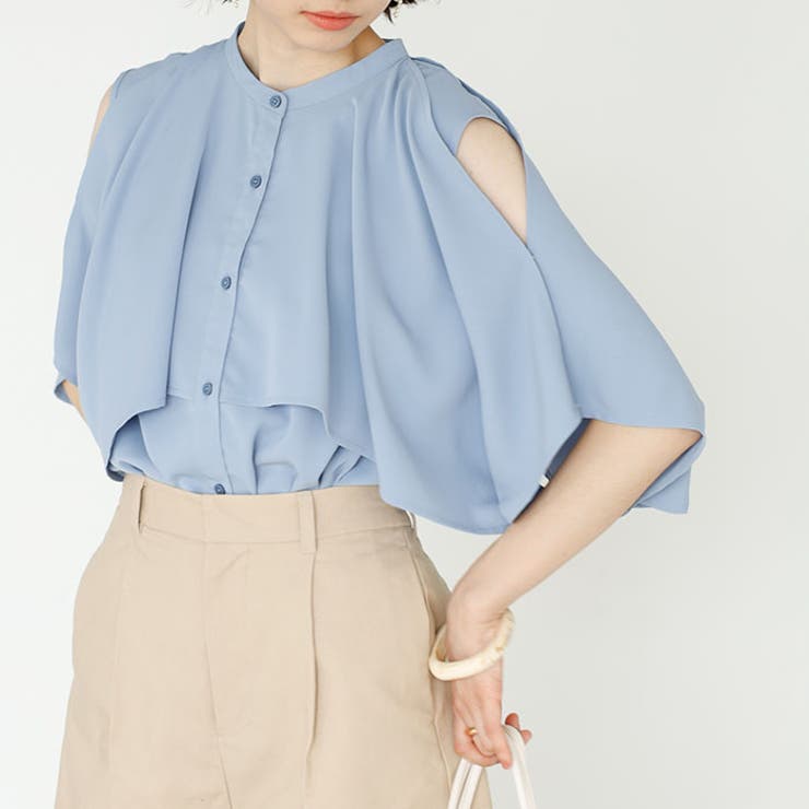 マルチウェイケープデザインブラウス | GeeRA | 詳細画像35 