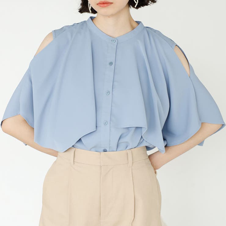 マルチウェイケープデザインブラウス | GeeRA | 詳細画像36 