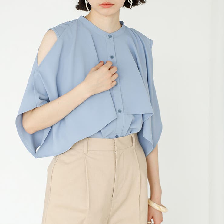 マルチウェイケープデザインブラウス | GeeRA | 詳細画像37 