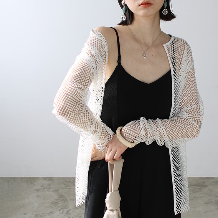 ２ｗａｙメッシュカーディガン | GeeRA | 詳細画像10 