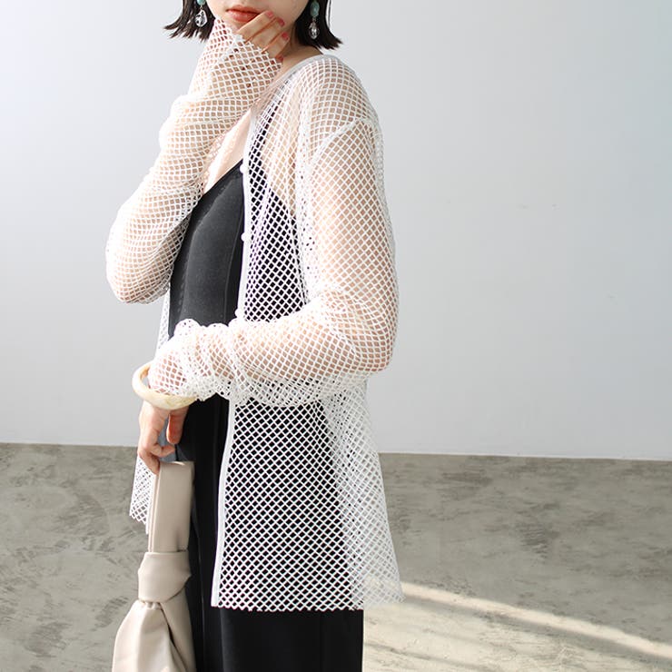 ２ｗａｙメッシュカーディガン | GeeRA | 詳細画像11 