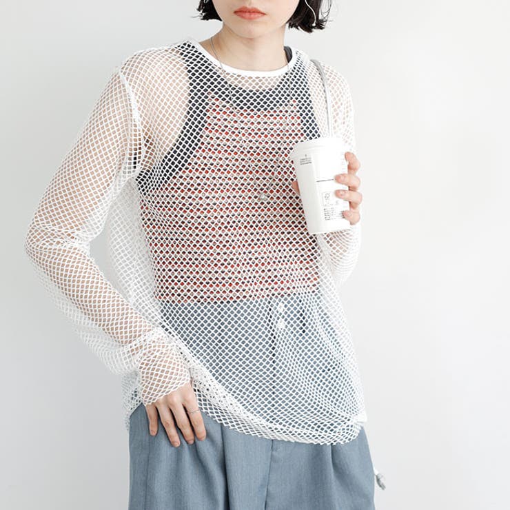 ２ｗａｙメッシュカーディガン | GeeRA | 詳細画像3 