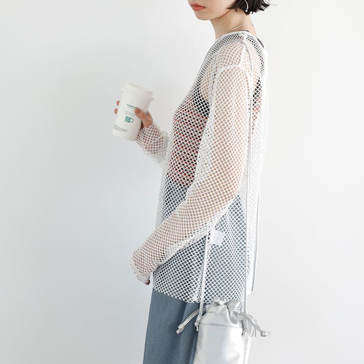 ２ｗａｙメッシュカーディガン | GeeRA | 詳細画像4 