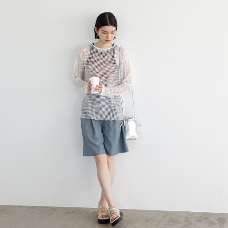 ２ｗａｙメッシュカーディガン | GeeRA | 詳細画像8 