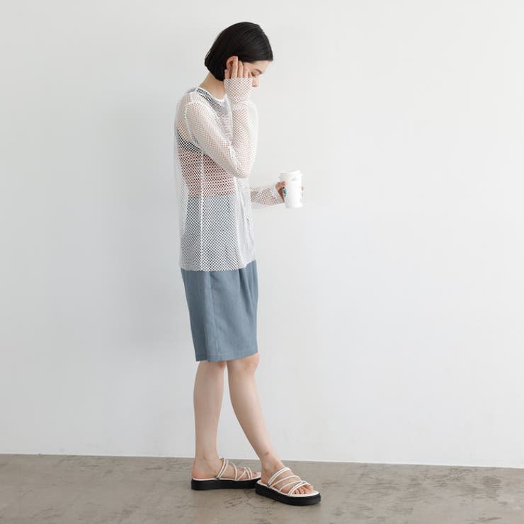 ２ｗａｙメッシュカーディガン | GeeRA | 詳細画像9 