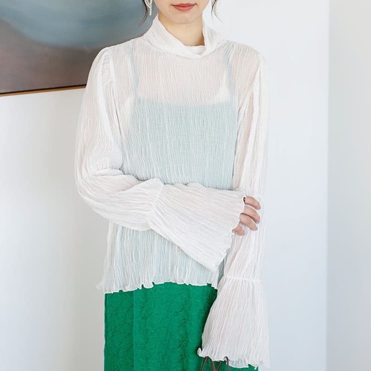 ティアードバルーン袖ブラウス | GeeRA | 詳細画像8 