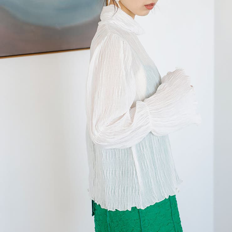 ティアードバルーン袖ブラウス | GeeRA | 詳細画像9 