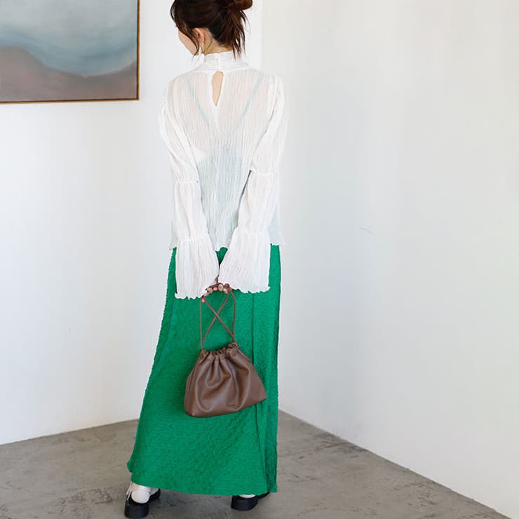 ティアードバルーン袖ブラウス | GeeRA | 詳細画像12 