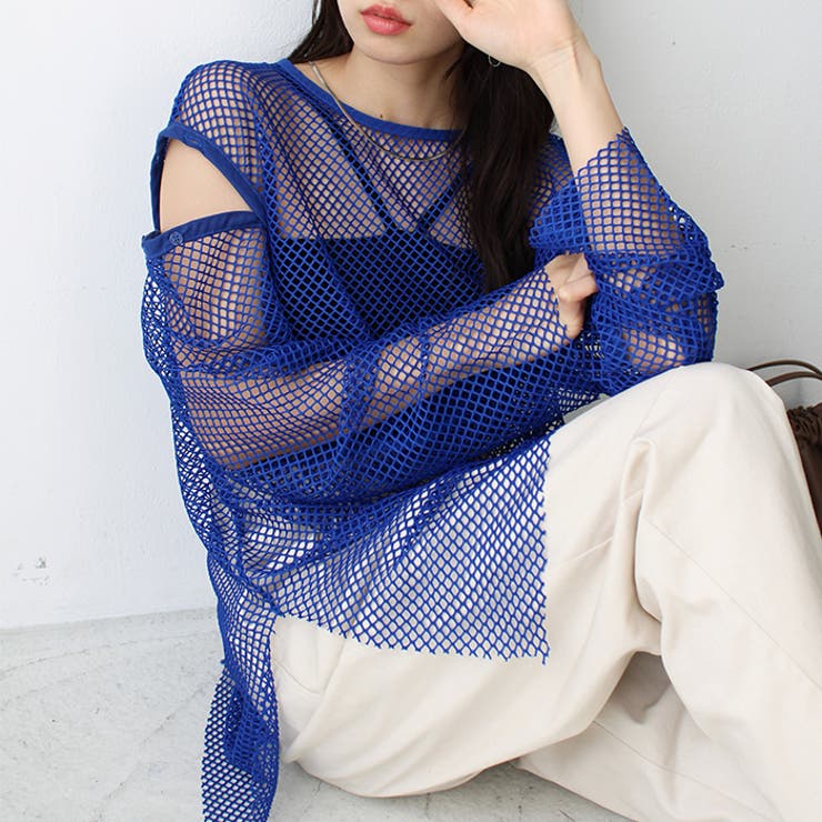 【信頼】 メッシュ素材2WAYプルオーバー[品番：GERW0010310]｜GeeRA トップス