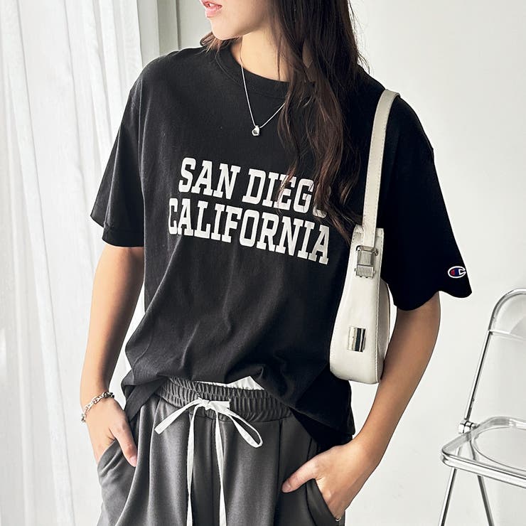 ブラック×２段ロゴ | 【ｃｈａｍｐｉｏｎ】ロゴＴシャツ | GeeRA