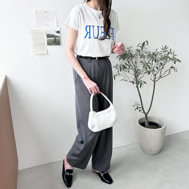 フレンチスリーブプリントロゴＴシャツ | GeeRA | 詳細画像4 