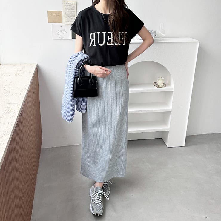 フレンチスリーブプリントロゴＴシャツ | GeeRA | 詳細画像14 