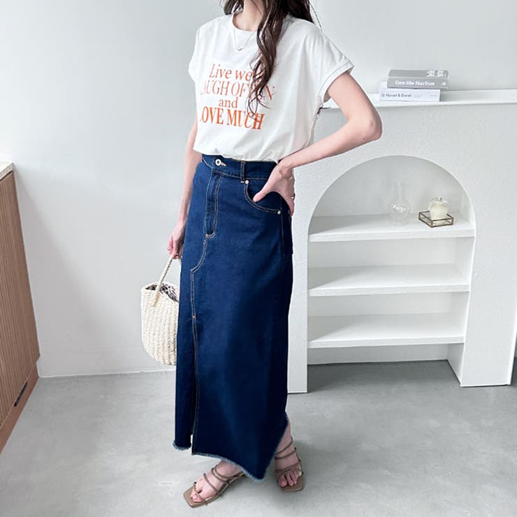 フレンチスリーブプリントロゴＴシャツ | GeeRA | 詳細画像21 