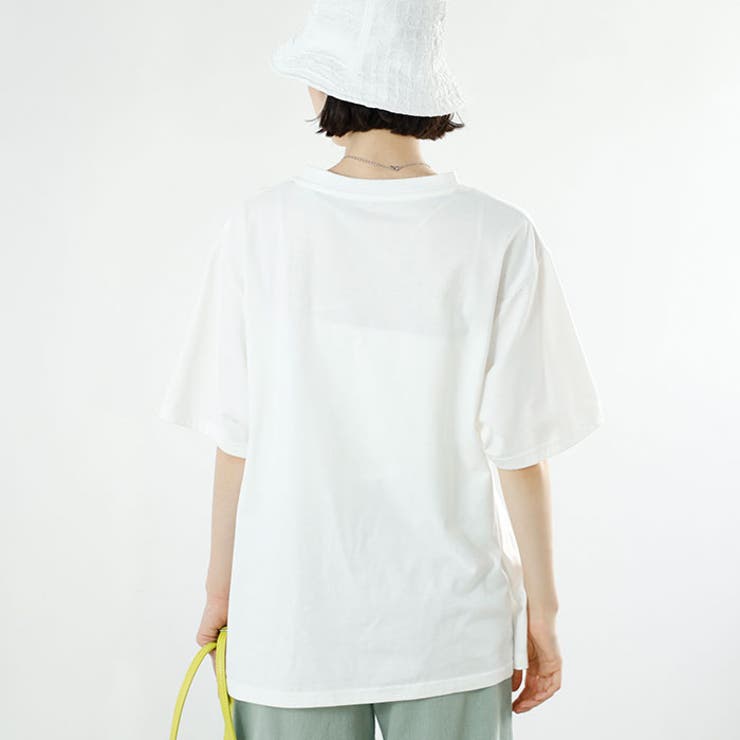 ラメロゴプリントＴシャツ＜夏服＞ | GeeRA | 詳細画像5 