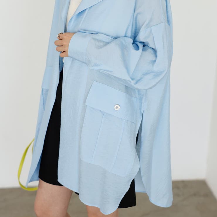 ビッグシルエットシャツジャケット＜夏服＞ | GeeRA | 詳細画像10 