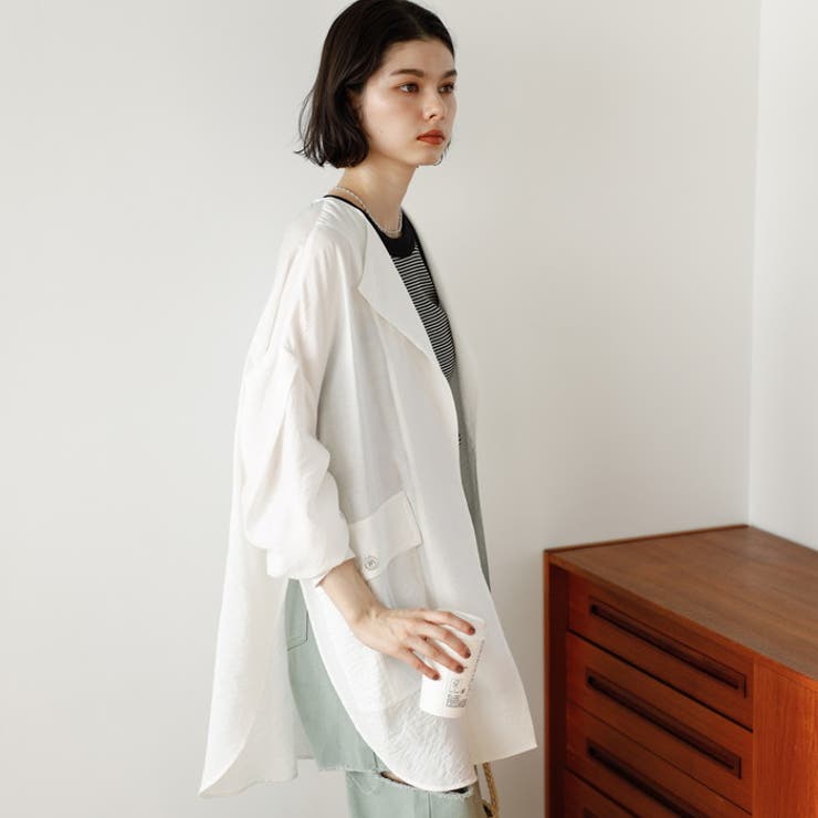 ビッグシルエットシャツジャケット＜夏服＞ | GeeRA | 詳細画像12 