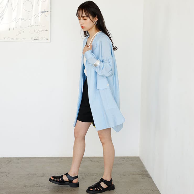 ビッグシルエットシャツジャケット＜夏服＞ | GeeRA | 詳細画像7 