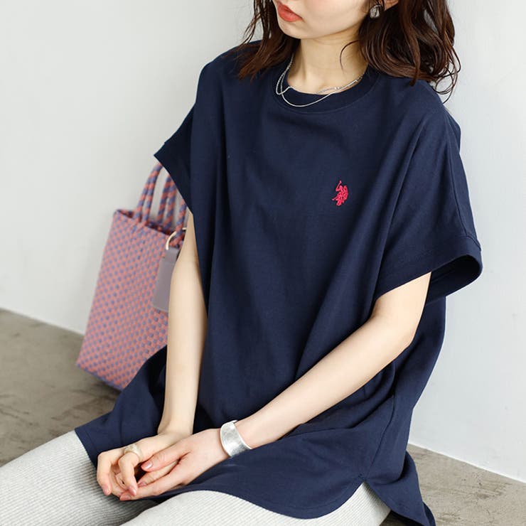 Ｕ．Ｓ． ＰＯＬＯ ＡＳＳＮ．】フレンチスリーブＴシャツ＜夏服