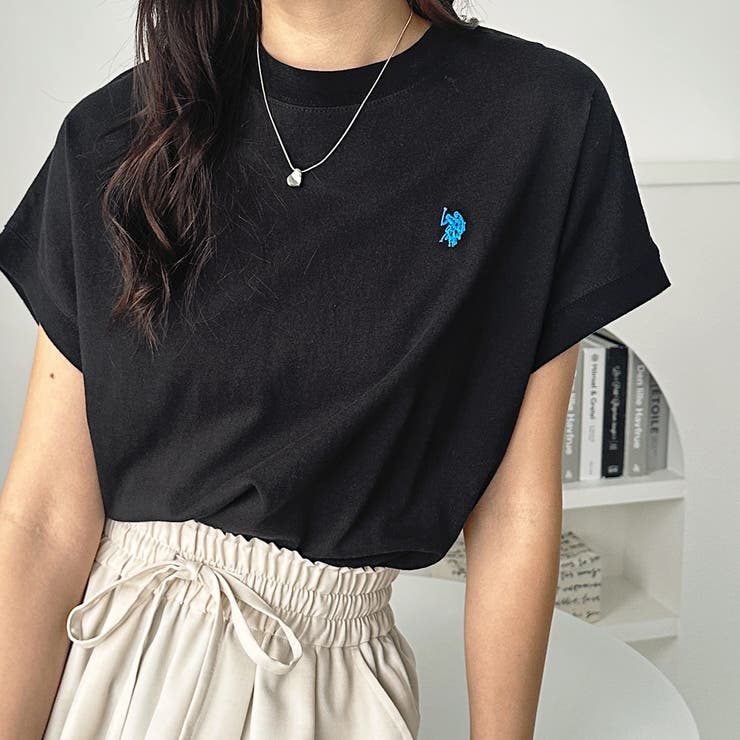 美品 POLO RALPH LAUREN リボンタイフレンチスリーブブラウス近年 美品 POLO RALPH LAUREN リボンタイフレンチスリーブブラウス