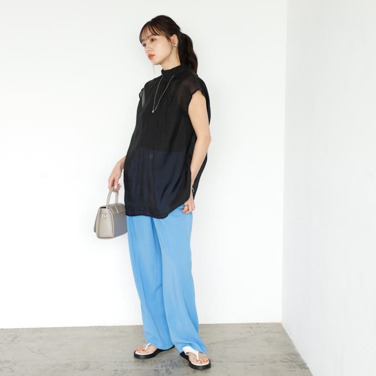 前後２ＷＡＹフレンチ袖ボウタイブラウス | GeeRA | 詳細画像12 