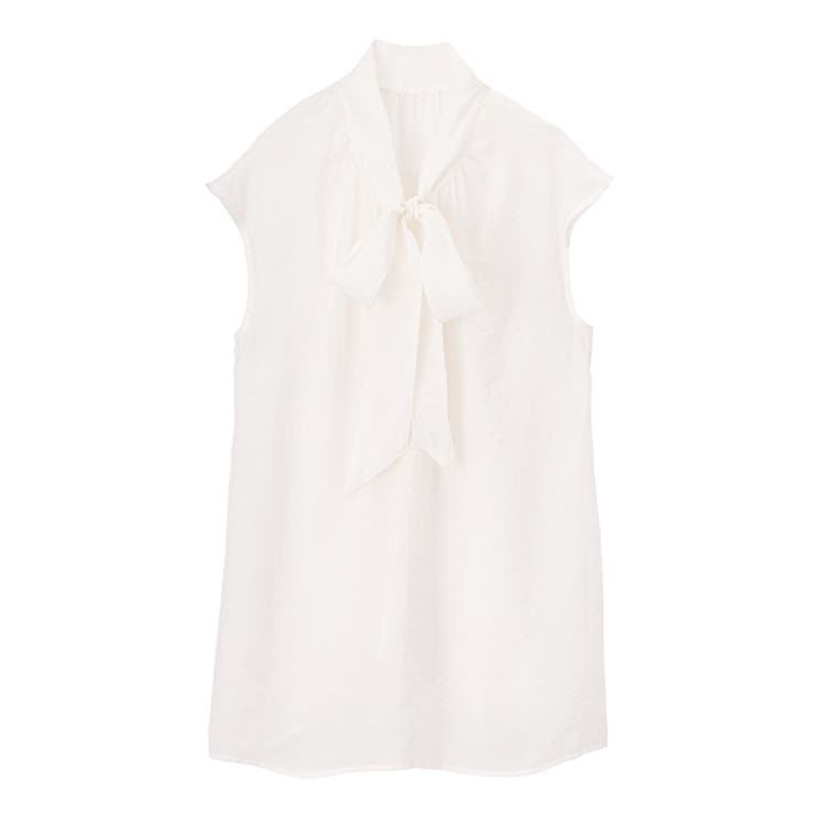 前後２ＷＡＹフレンチ袖ボウタイブラウス | GeeRA | 詳細画像21 