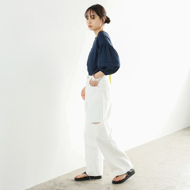 【セットアップ対応】タック袖ブラウス | GeeRA | 詳細画像13 