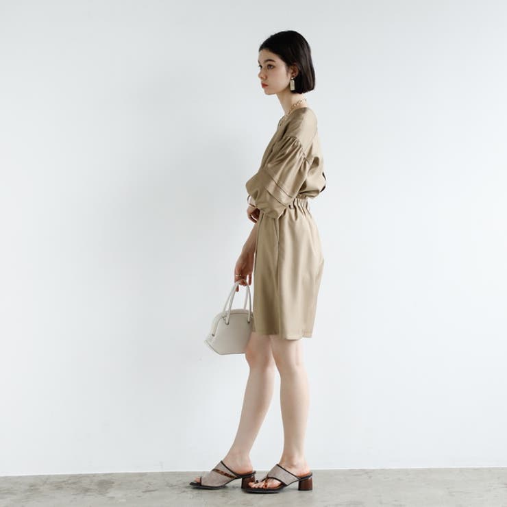 【セットアップ対応】タック袖ブラウス | GeeRA | 詳細画像3 