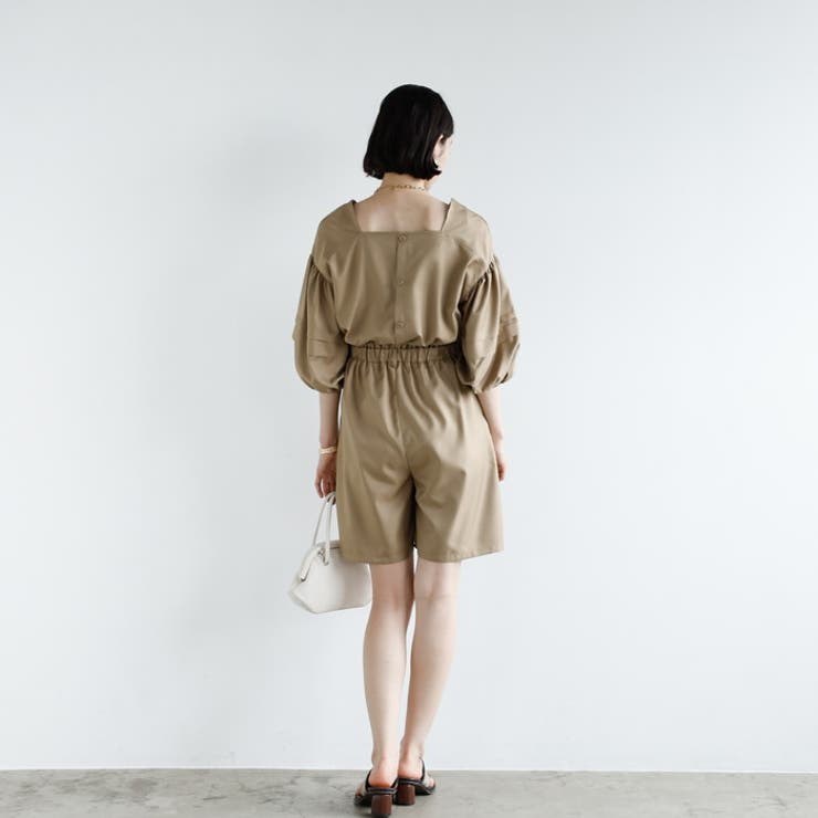 【セットアップ対応】タック袖ブラウス | GeeRA | 詳細画像4 