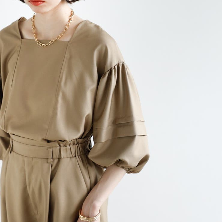 【セットアップ対応】タック袖ブラウス | GeeRA | 詳細画像8 