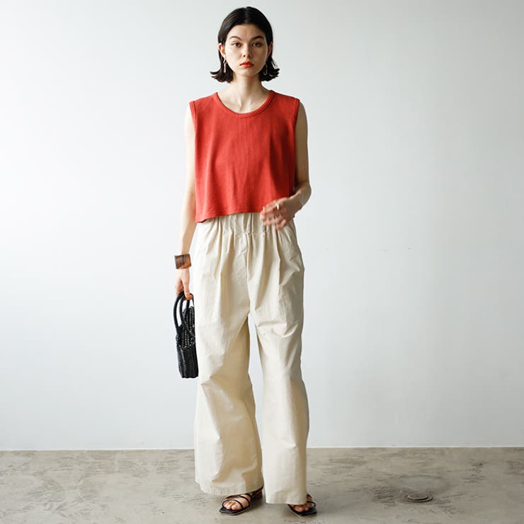 スナップボタンワッフルクロップドトップス | GeeRA | 詳細画像17 