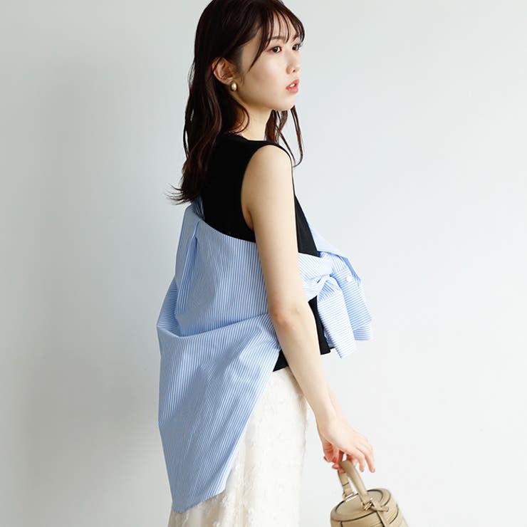 スナップボタンワッフルクロップドトップス | GeeRA | 詳細画像41 