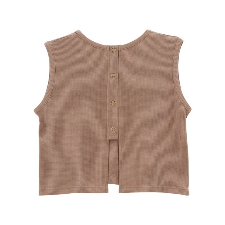 スナップボタンワッフルクロップドトップス | GeeRA | 詳細画像46 