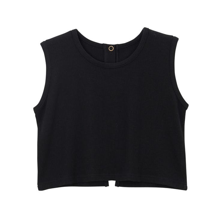 スナップボタンワッフルクロップドトップス | GeeRA | 詳細画像49 