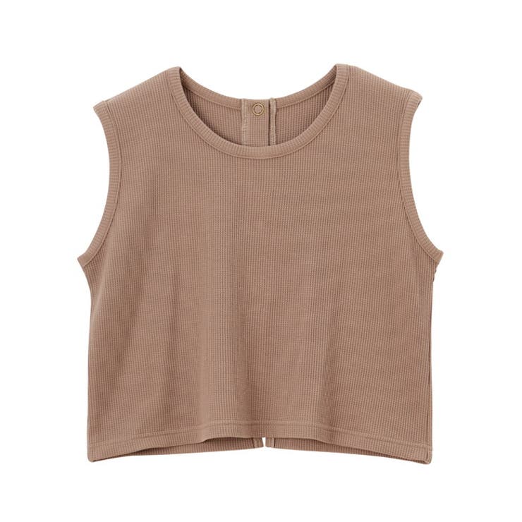 スナップボタンワッフルクロップドトップス | GeeRA | 詳細画像45 