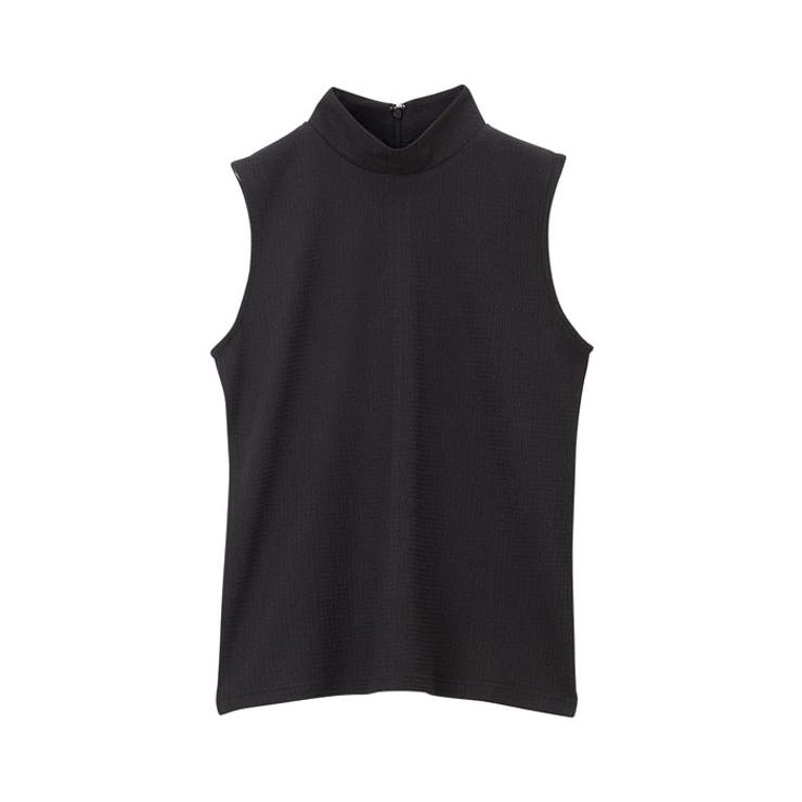 ジーフォア ノースリーブハイネックシャツ レディース 36(S) G/FORE カットジャカードノースリーブハイネックブラウス[品番：GERW0010298