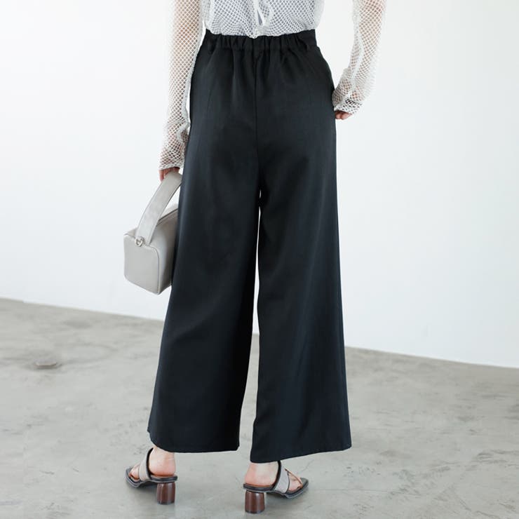 ハイウエストタックデザインスラックスパンツ | GeeRA | 詳細画像13 