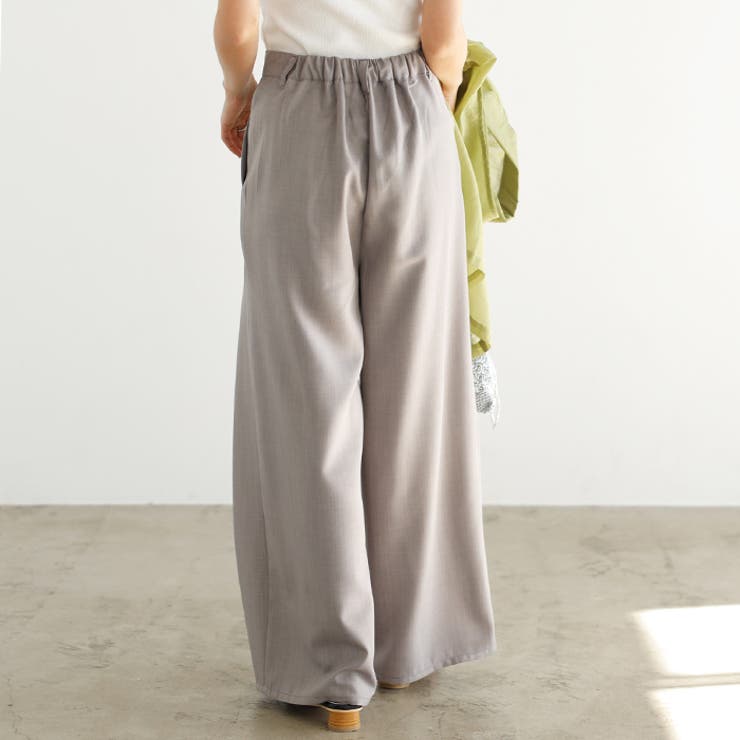 ハイウエストタックデザインスラックスパンツ | GeeRA | 詳細画像5 
