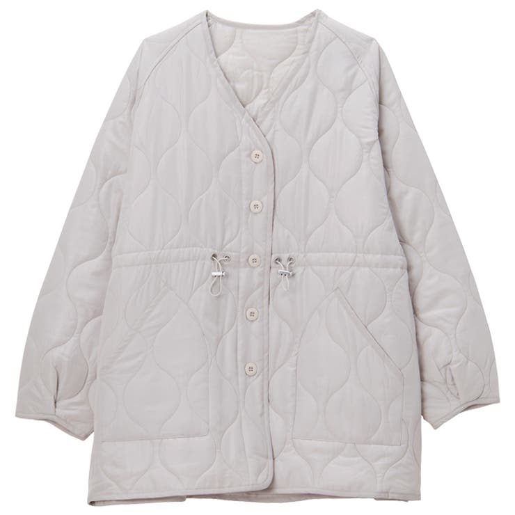 ドロスト付キルティングミドルコート | GeeRA | 詳細画像36 