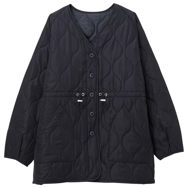 ドロスト付キルティングミドルコート | GeeRA | 詳細画像37 