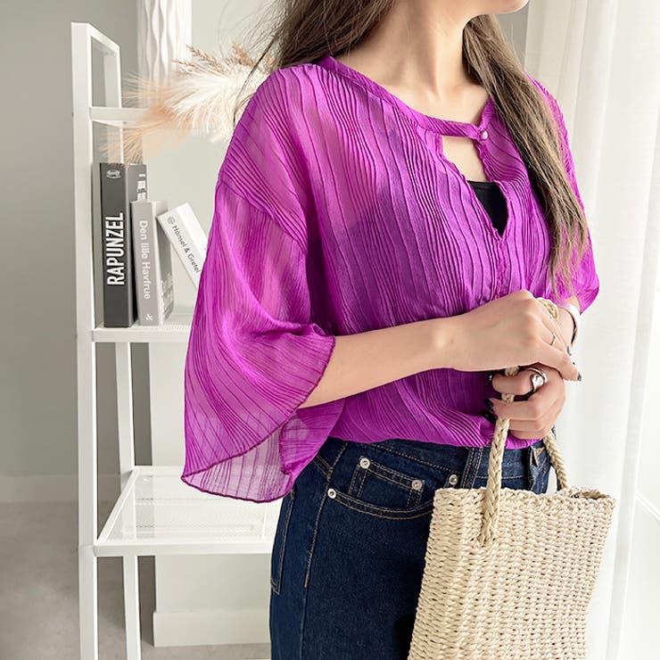 前後２ＷＡＹシアーＴシャツブラウス | GeeRA | 詳細画像17 