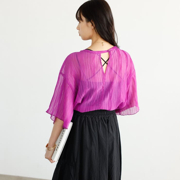 前後２ＷＡＹシアーＴシャツブラウス | GeeRA | 詳細画像14 