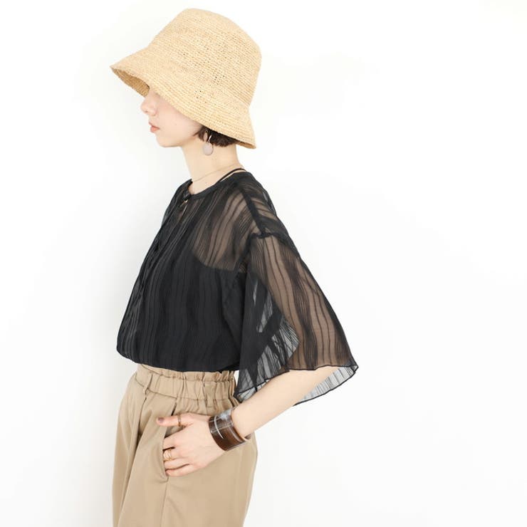 前後２ＷＡＹシアーＴシャツブラウス | GeeRA | 詳細画像5 