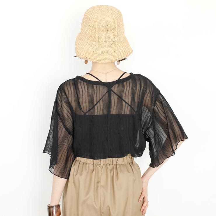 前後２ＷＡＹシアーＴシャツブラウス | GeeRA | 詳細画像6 