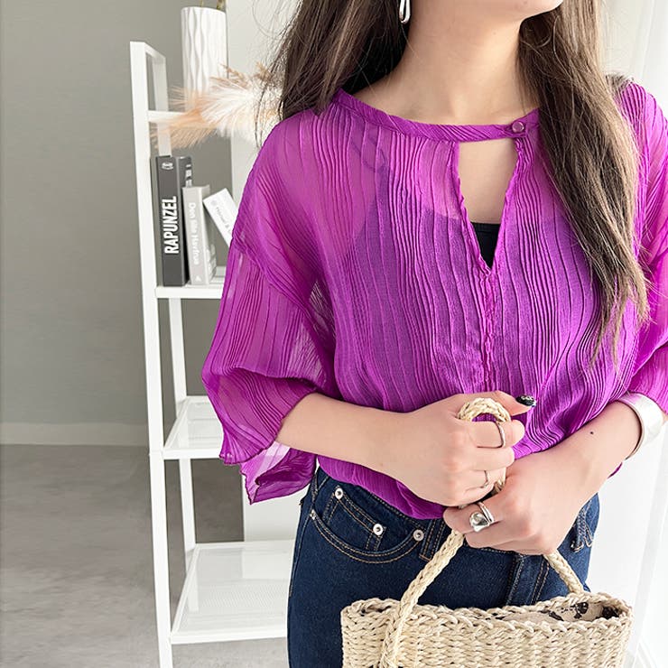 前後２ＷＡＹシアーＴシャツブラウス | GeeRA | 詳細画像18 