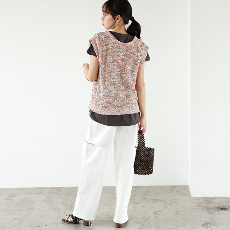 前後２ＷＡＹファンシーニットトップス | GeeRA | 詳細画像14 