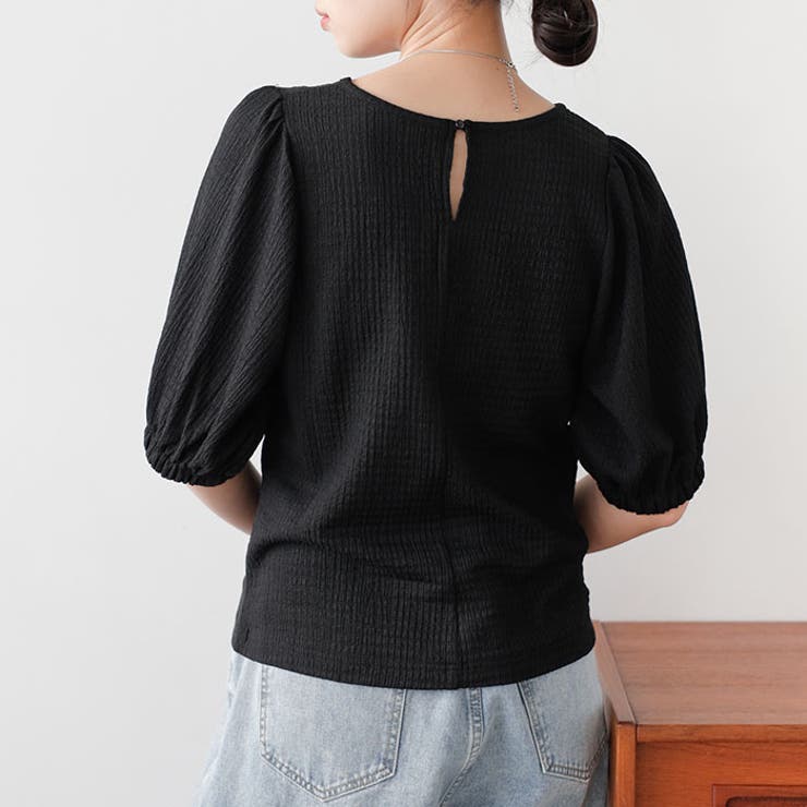 バルーンスリーブジャカードカットソー | GeeRA | 詳細画像17 