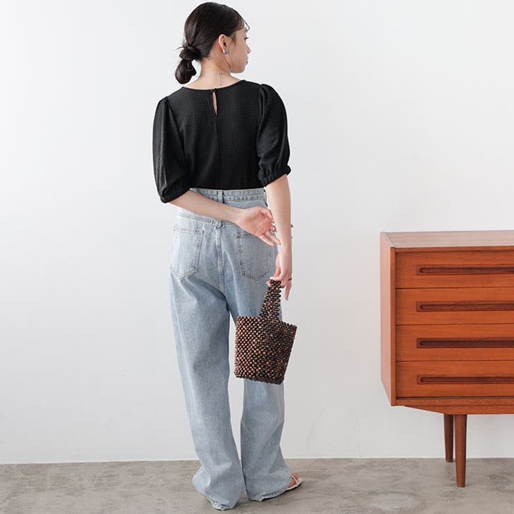 バルーンスリーブジャカードカットソー | GeeRA | 詳細画像20 