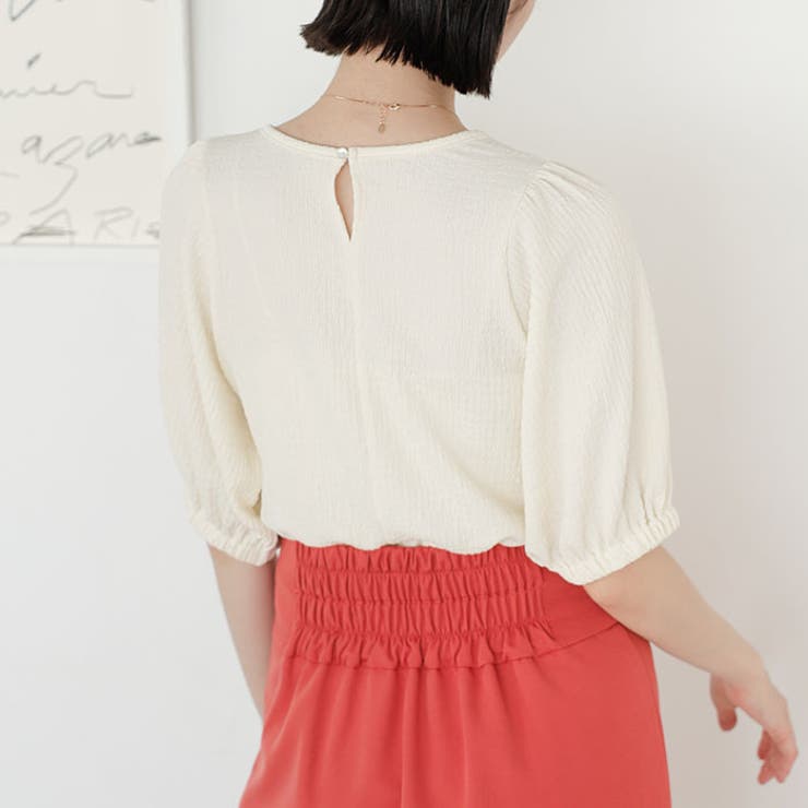 バルーンスリーブジャカードカットソー | GeeRA | 詳細画像27 