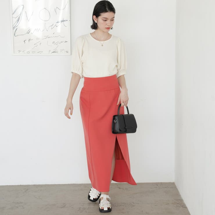 バルーンスリーブジャカードカットソー | GeeRA | 詳細画像29 