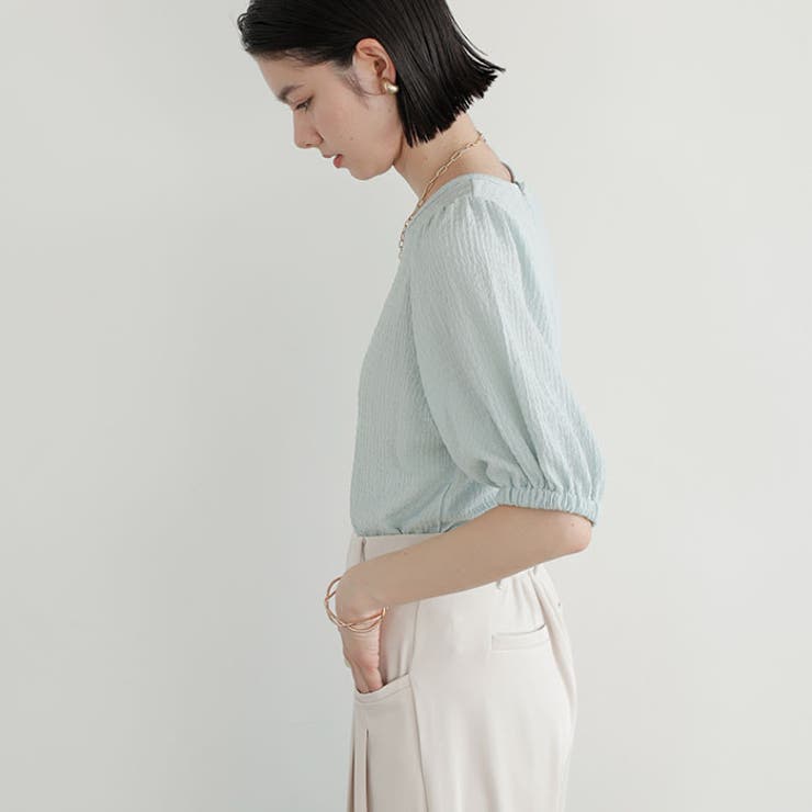 バルーンスリーブジャカードカットソー | GeeRA | 詳細画像36 